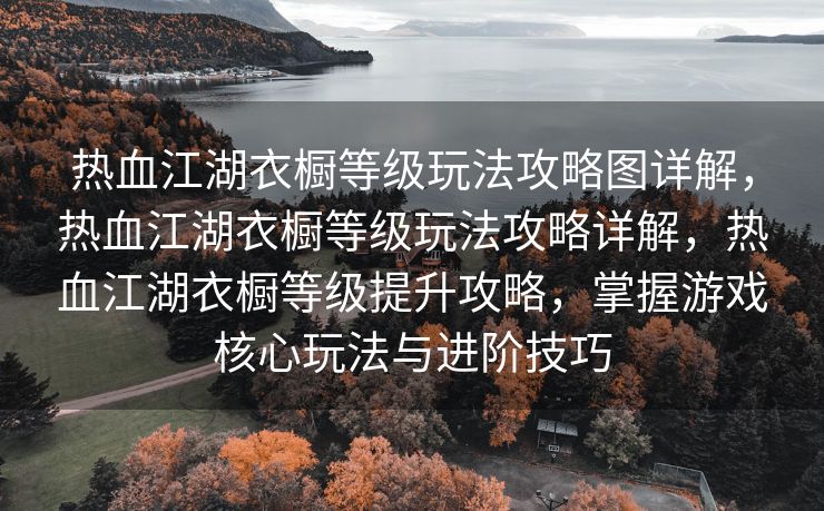 热血江湖衣橱等级玩法攻略图详解，热血江湖衣橱等级玩法攻略详解，热血江湖衣橱等级提升攻略，掌握游戏核心玩法与进阶技巧